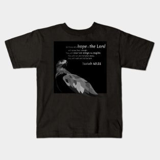 Eagle Isaiah 4031 Illustration Kids T-Shirt